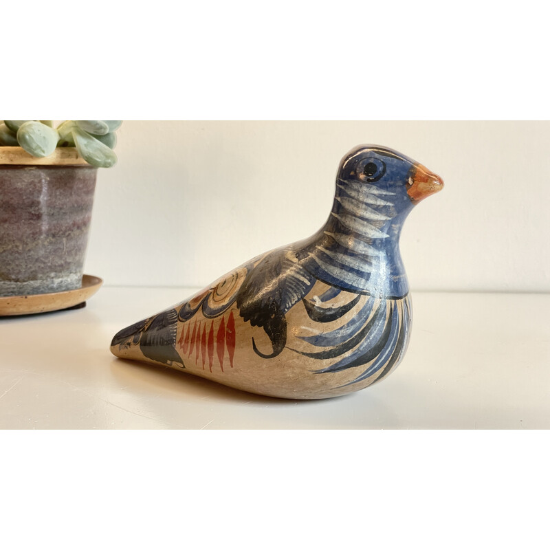 Vintage handcrafted ceramic dove, Mexico