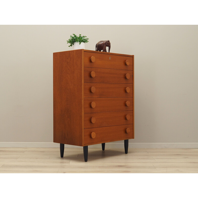 Vintage teak chest of drawers, Denmark 1960s