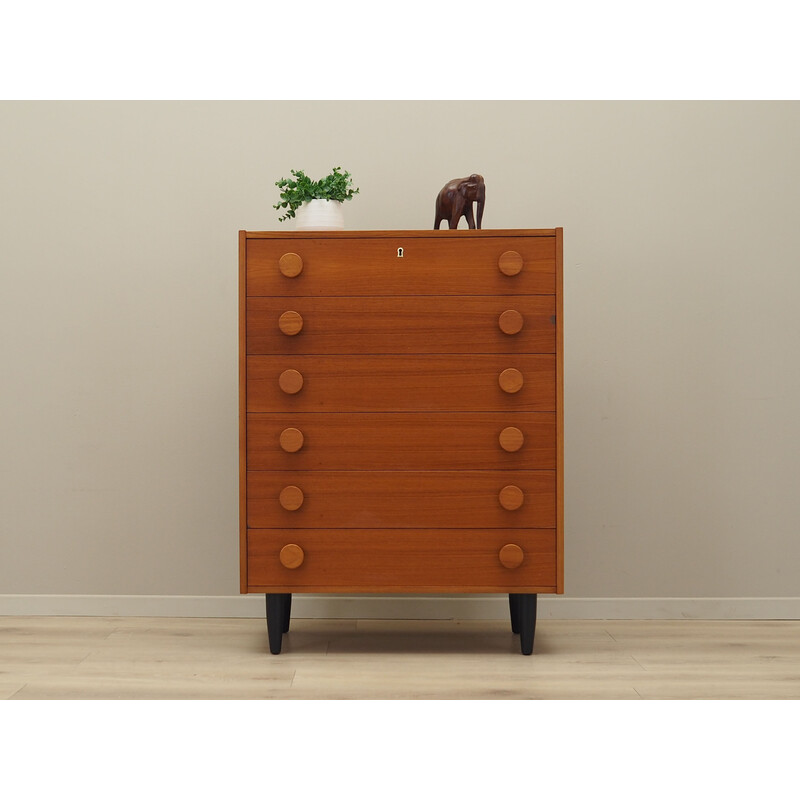 Vintage teak chest of drawers, Denmark 1960s