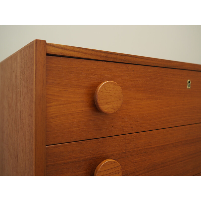 Vintage teak chest of drawers, Denmark 1960s