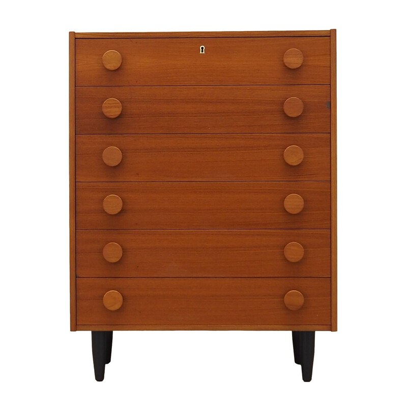 Vintage teak chest of drawers, Denmark 1960s