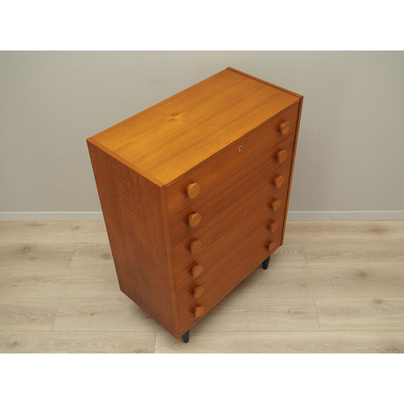 Vintage teak chest of drawers, Denmark 1960s