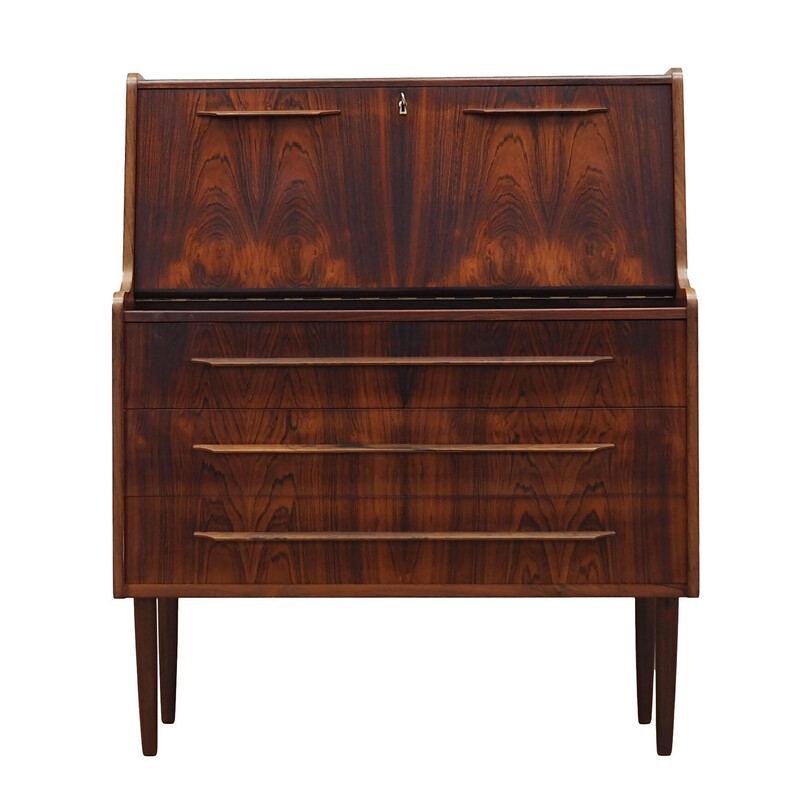 Vintage rosewood secretary, Denmark 1970s