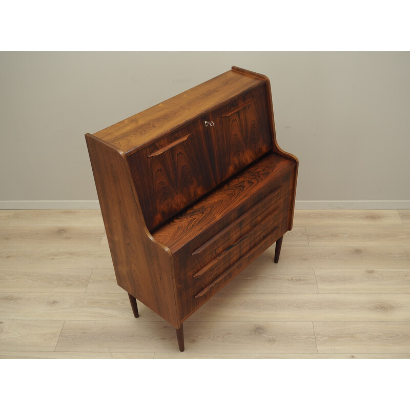 Vintage palissander secretaire, Denemarken 1970