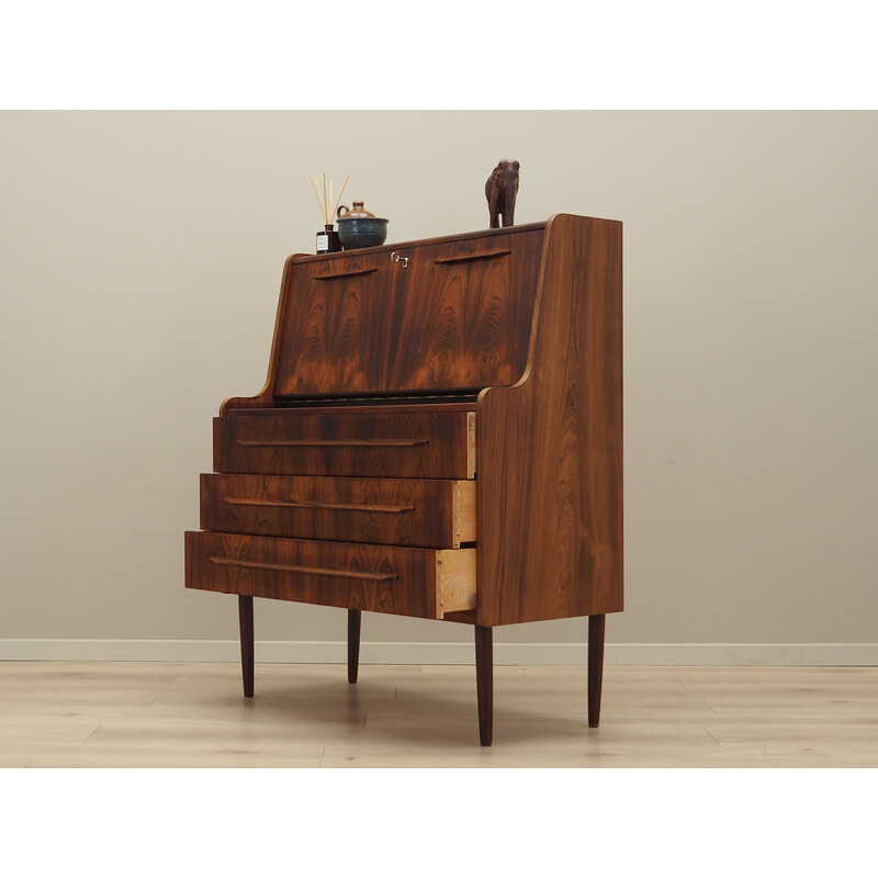 Vintage rosewood secretary, Denmark 1970s