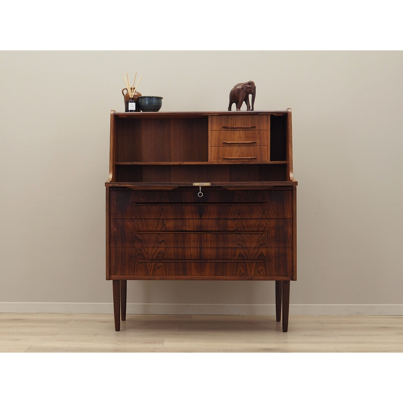 Vintage palissander secretaire, Denemarken 1970