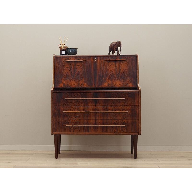 Vintage rosewood secretary, Denmark 1970s