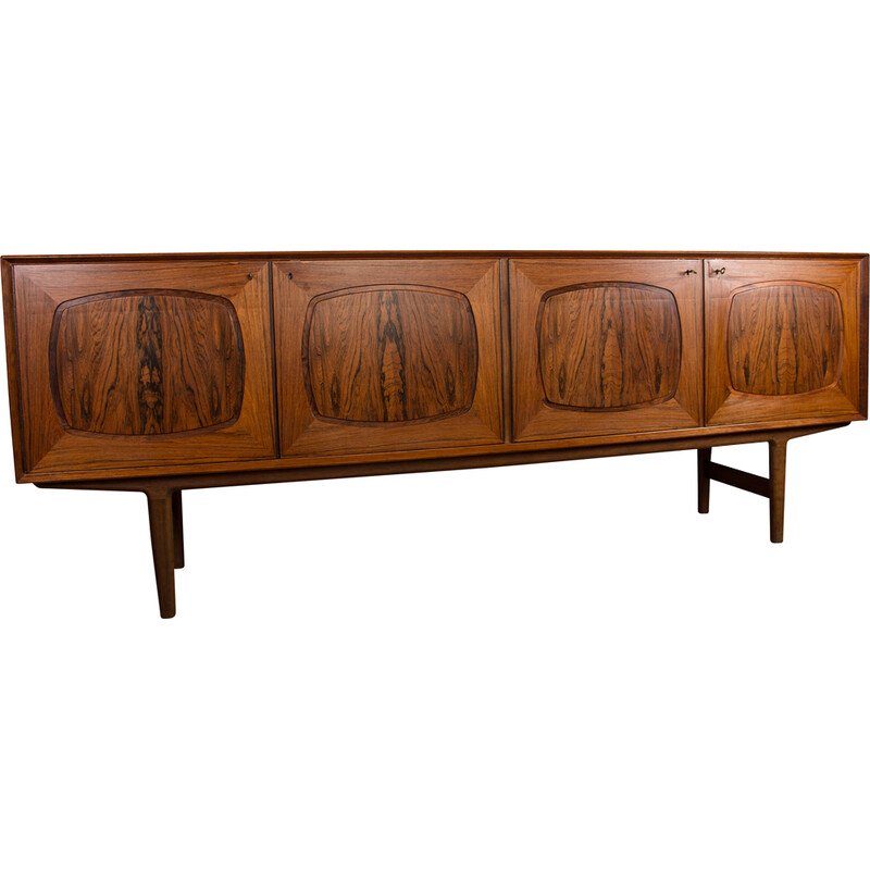 Vintage Scandinavian sideboard in Rio rosewood by Alf Aarseth for Gustav Bahus, Norway 1960