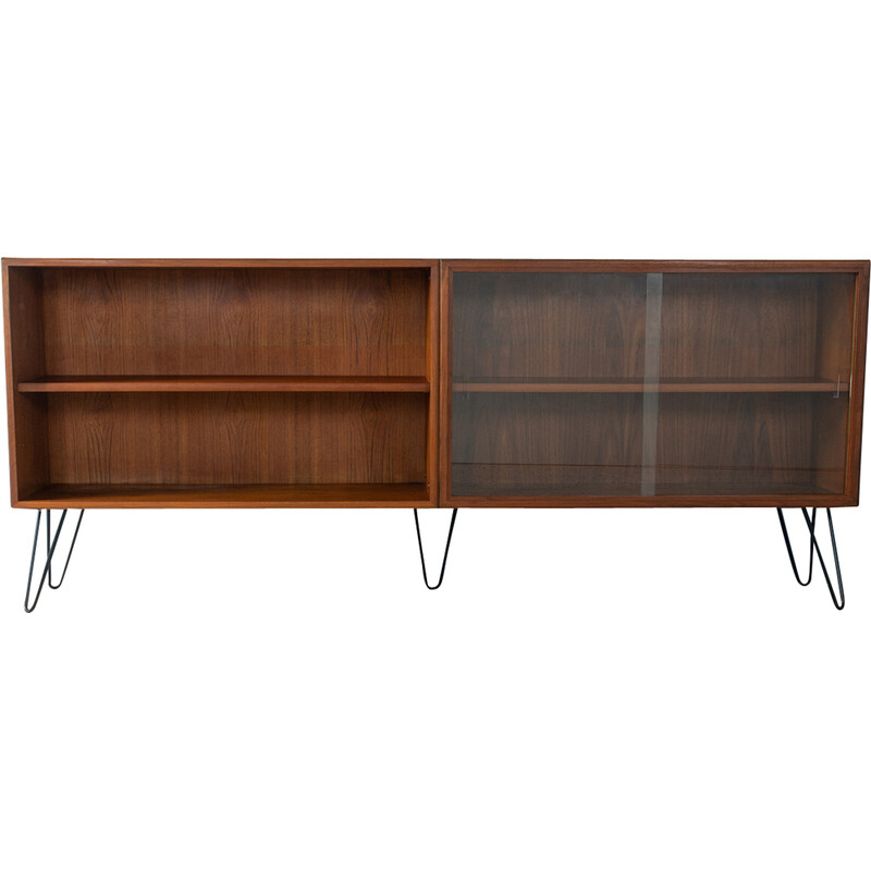 Vintage teak display cabinet by Søborg Møbler, 1960s