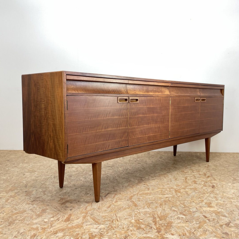 Mid century walnut sideboard by Alfred Cox, 1960s