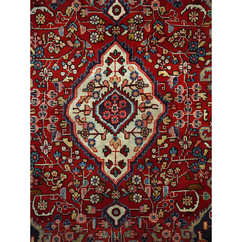 Vintage Djozan Persian rug