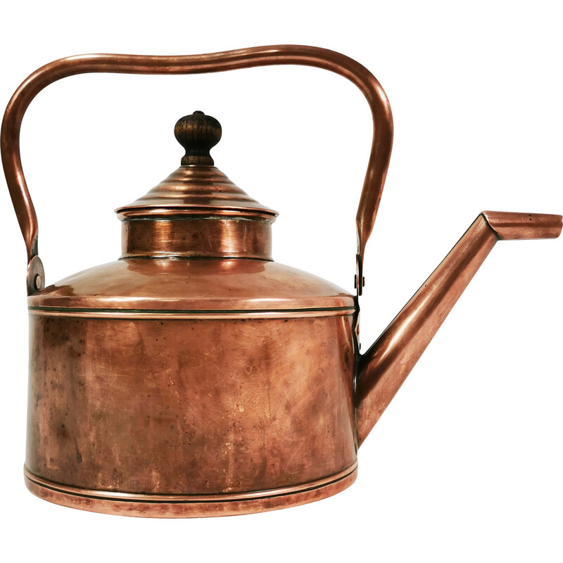 Vintage copper kettle, Denmark 1950s