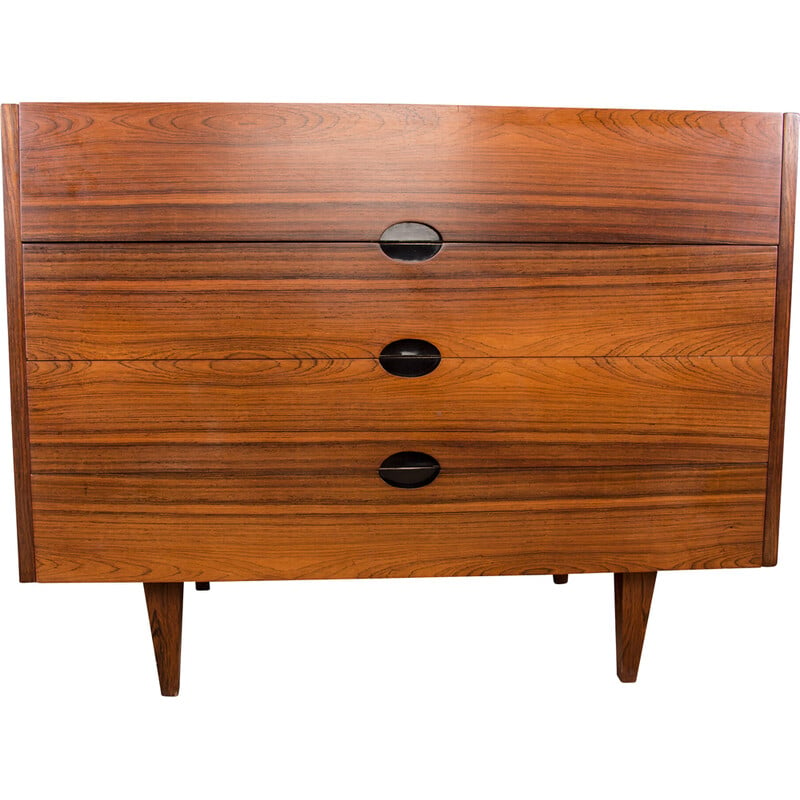 Vintage Rio rosewood dressing table by Joseph André Motte for Charron, France 1960