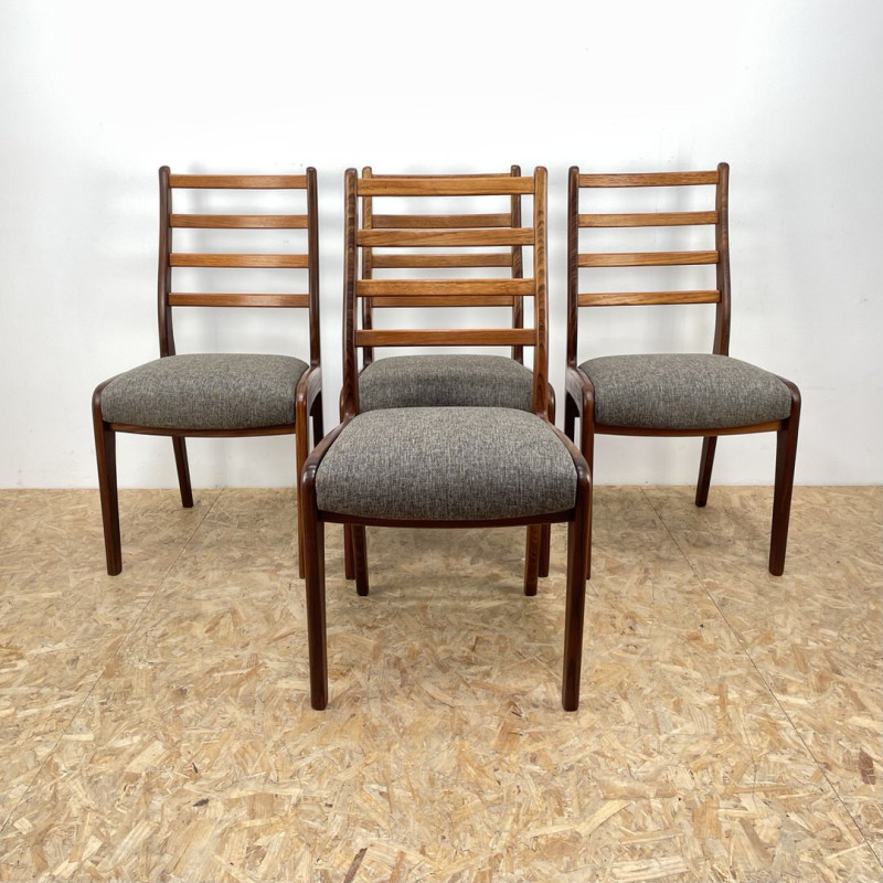 Set of 4 mid century dining chairs by Victor Wilkins, 1970s