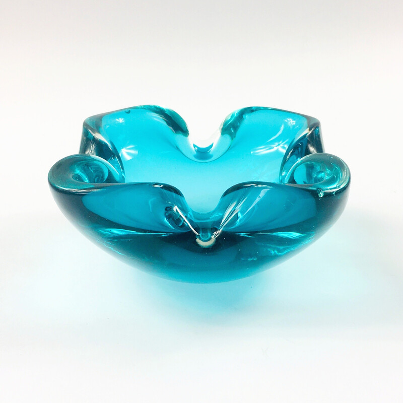 Murano glass ashtray by Flavio Poli, Italy 1960s