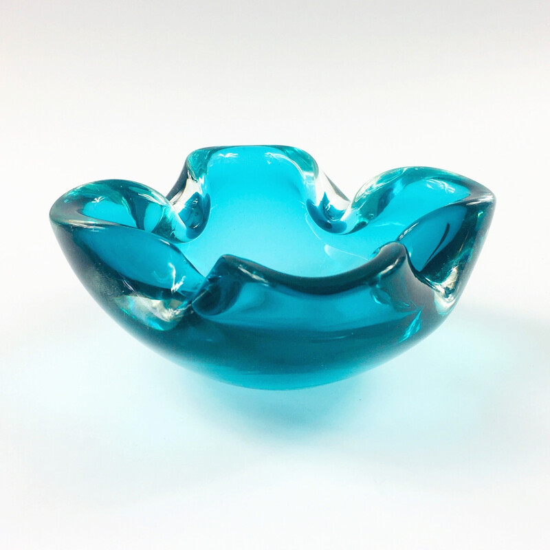 Murano glass ashtray by Flavio Poli, Italy 1960s