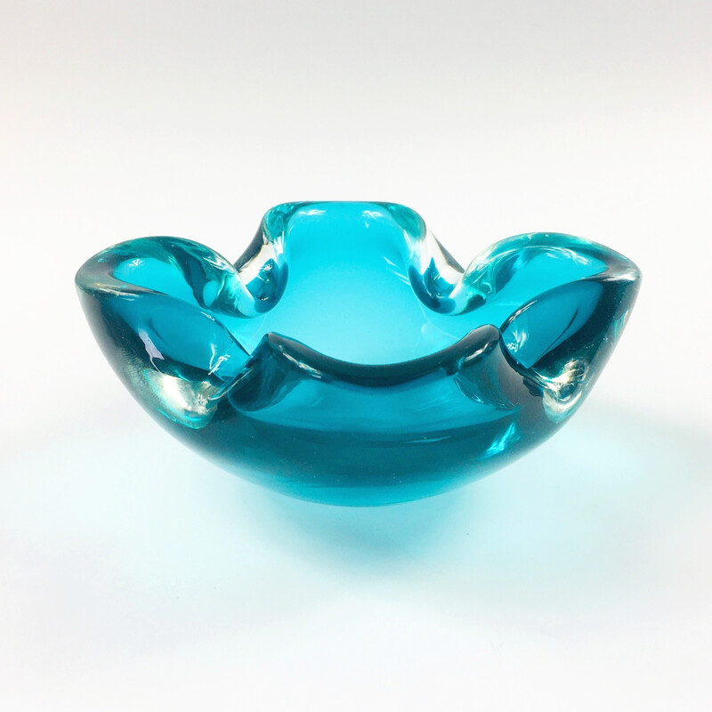 Murano glass ashtray by Flavio Poli, Italy 1960s