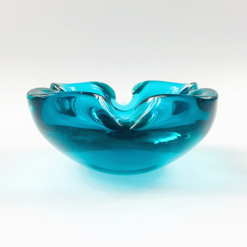 Murano glass ashtray by Flavio Poli, Italy 1960s