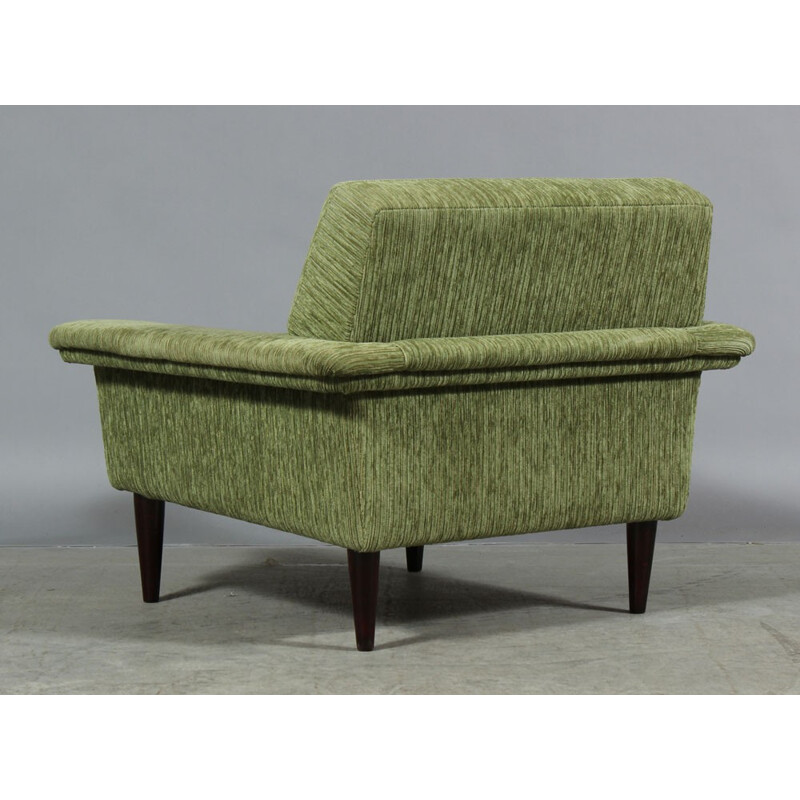 Mid century modern Scandinavian green armchair - 1960s