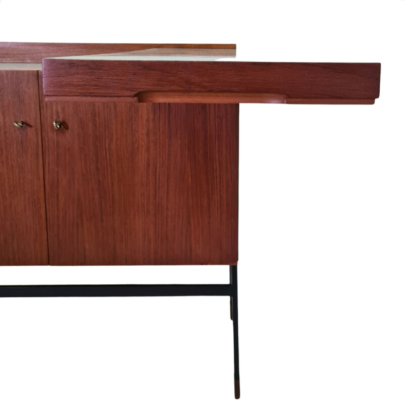 Mid century dry bar with hanging cabinet, Germany 1960s