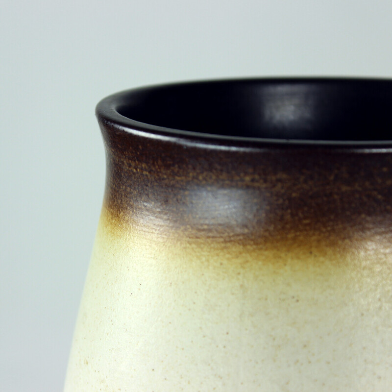 Vintage vaso de cerâmica de Dittmar Urbach, Checoslováquia, década de 1960