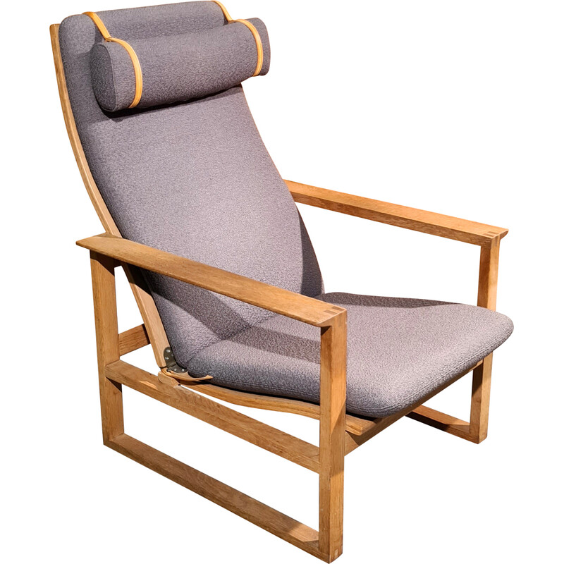 Vintage model 2254 reclining armchair by Borge Mogensen for Fredericia, Denmark 1960s