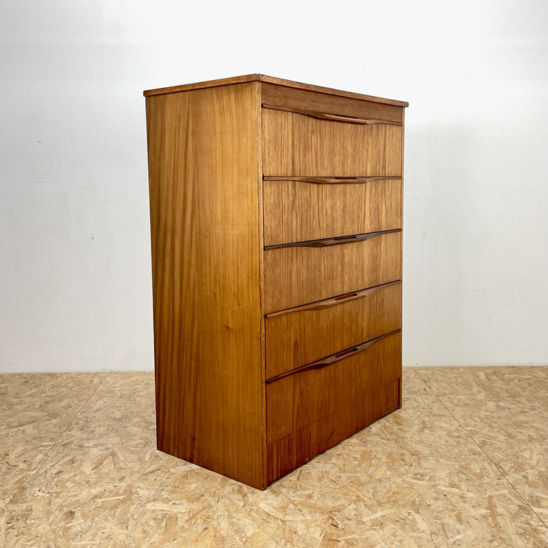 Mid century teak chest of drawers, United Kingdom 1960s