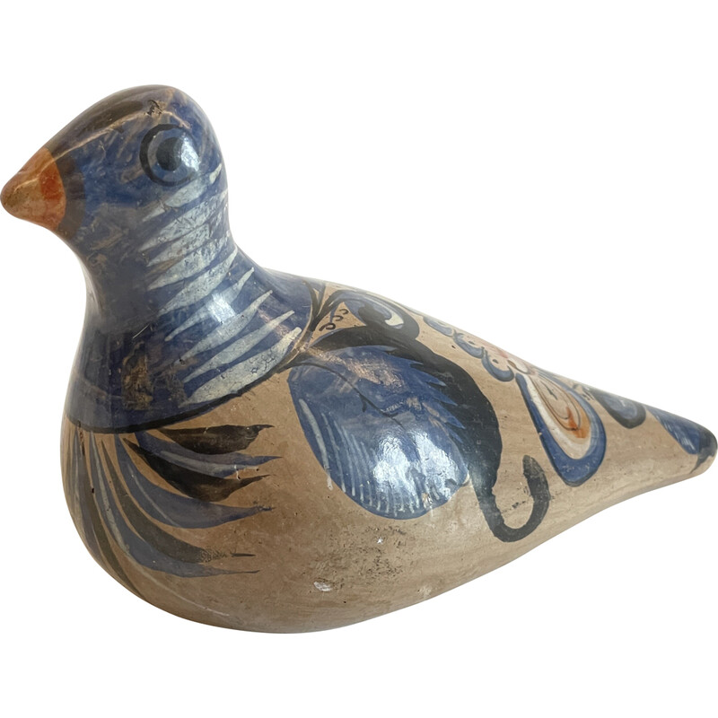 Vintage handcrafted ceramic dove, Mexico