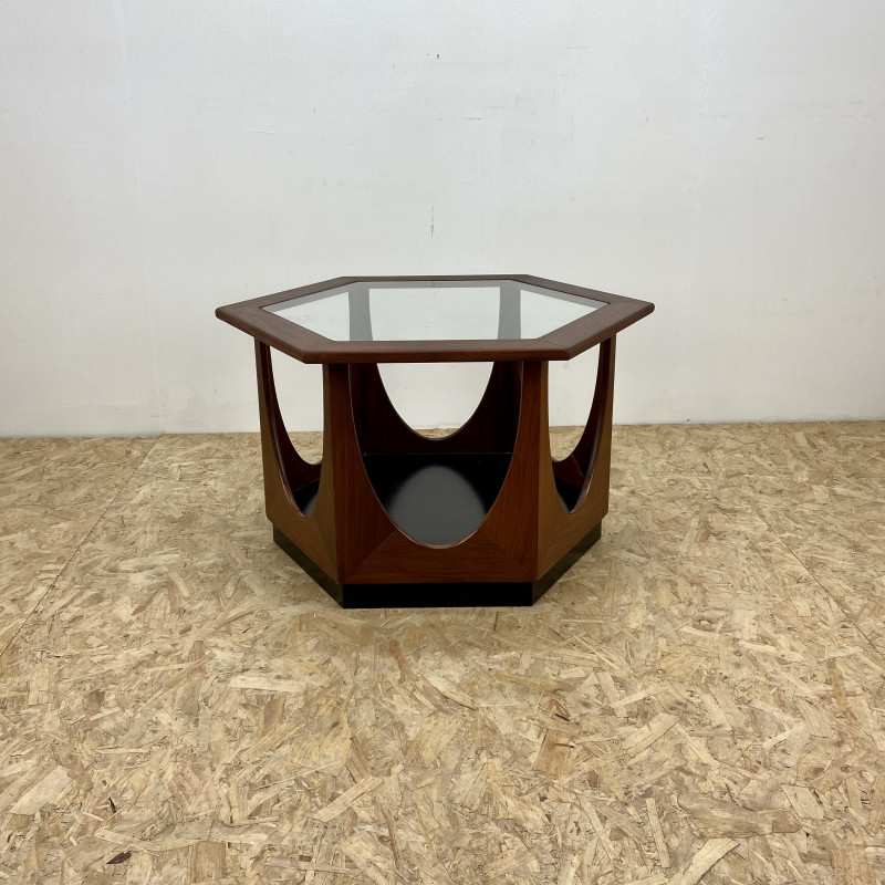 Vintage G Plan hexagonal coffee table by V. B .Wilkins, 1960s