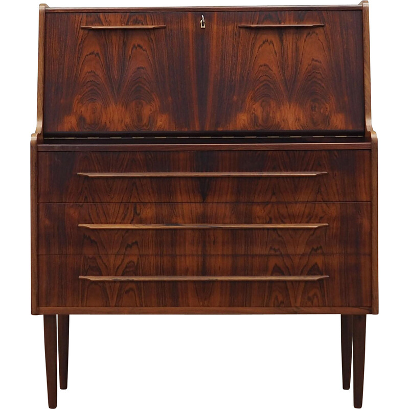 Vintage rosewood secretary, Denmark 1970s