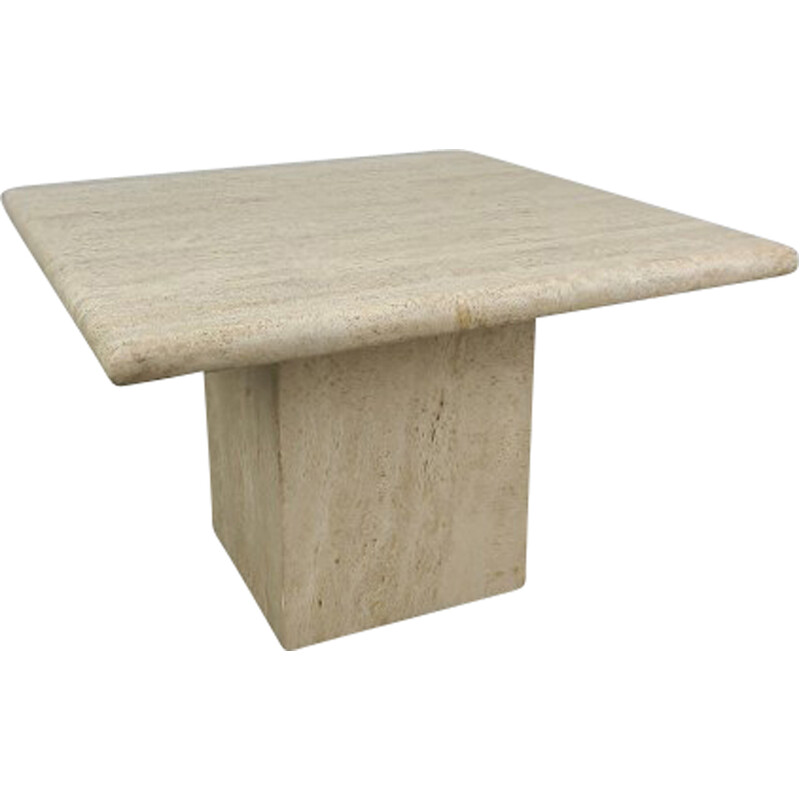 Vintage travertine coffee table, 1970