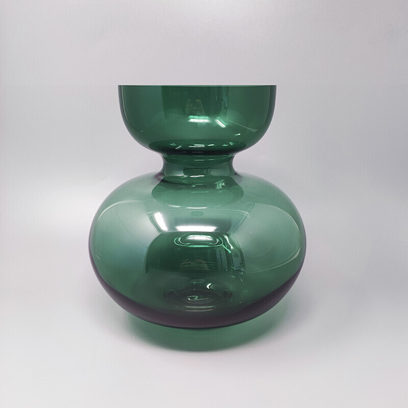 Vintage green vase by G. Jensen, 1990s