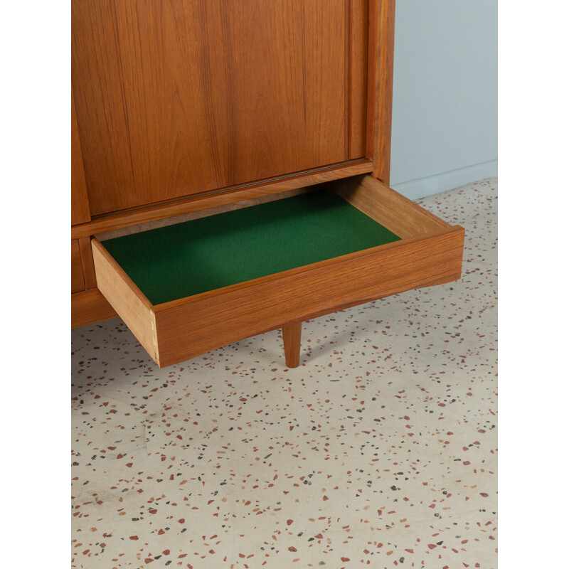 Vintage highboard in teak veneer by Axel Christensen for Aco Møbler, Denmark 1960s