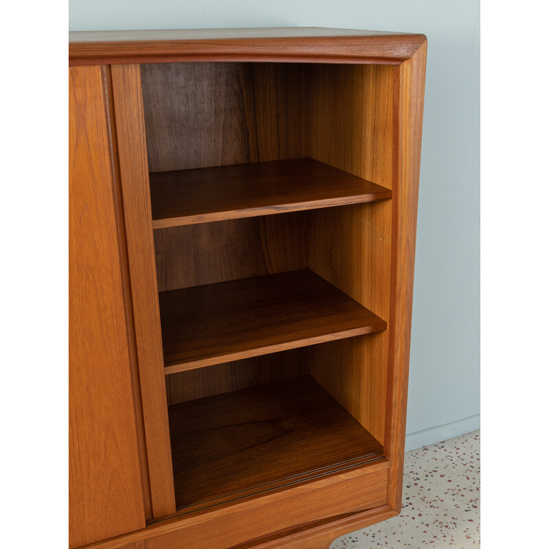 Vintage highboard in teak veneer by Axel Christensen for Aco Møbler, Denmark 1960s