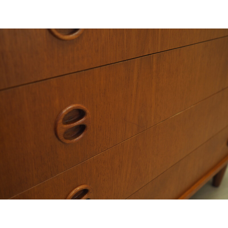 Vintage teak chest of drawers, Denmark 1970s