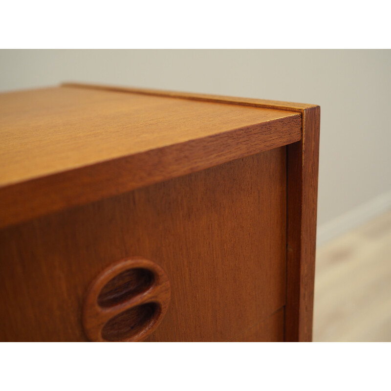 Vintage teak chest of drawers, Denmark 1970s