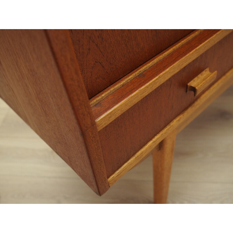 Vintage teak highboard, Denmark 1960s