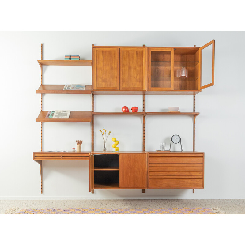 Vintage shelving system in teak by Poul Cadovius for Cado, Denmark 1960s