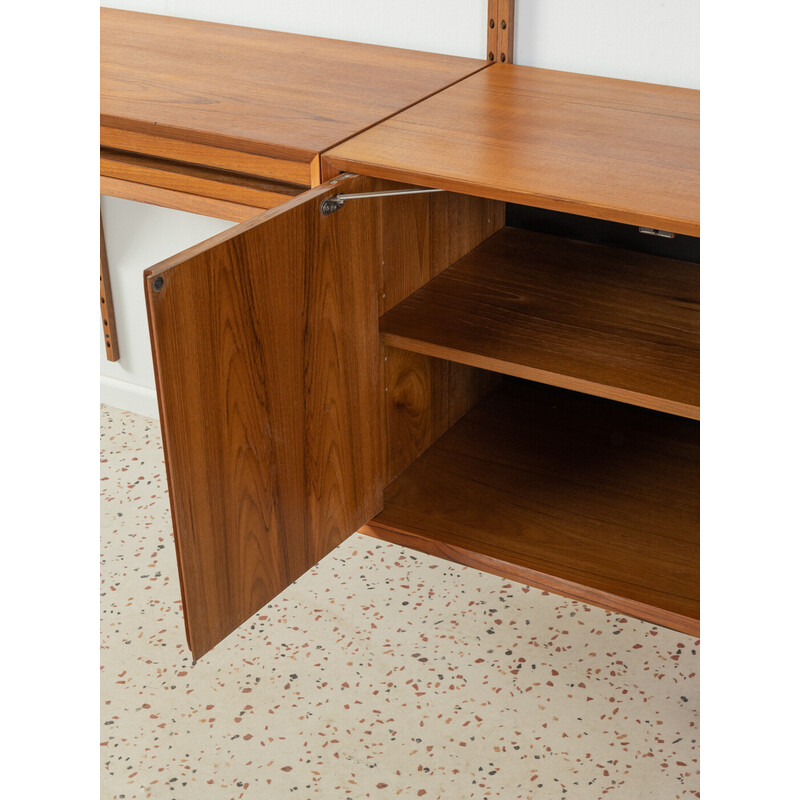 Vintage shelving system in teak by Poul Cadovius for Cado, Denmark 1960s