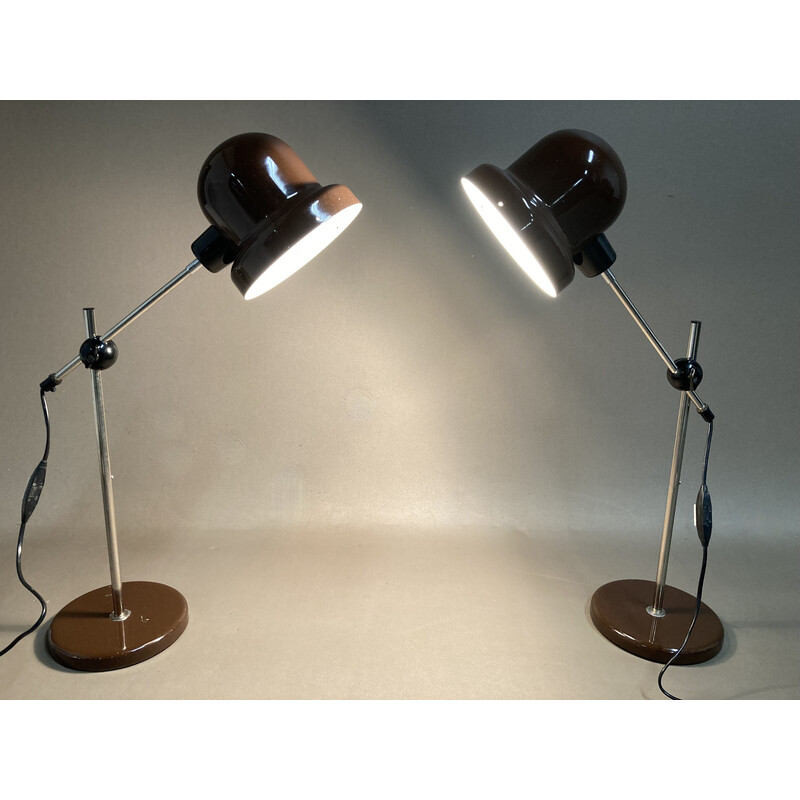 Paar vintage modulerende lampen, 1960