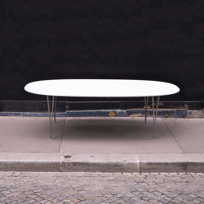 Table vintage Super-Elliptique de Jacobsen, Hein et Mathsson pour Fritz Hansen, 2007