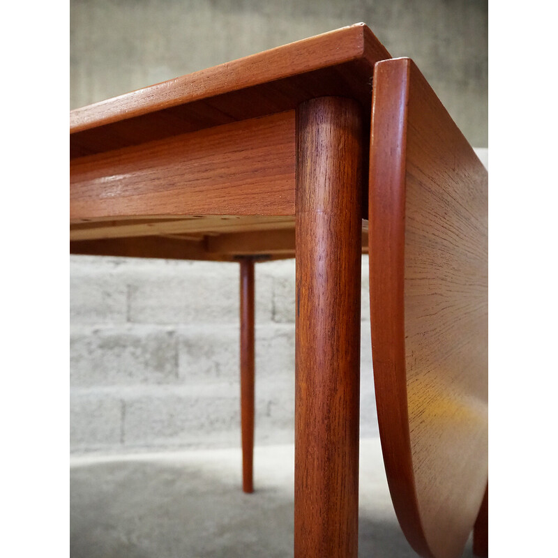 Vintage extendable table in solid teak, Denmark 1960