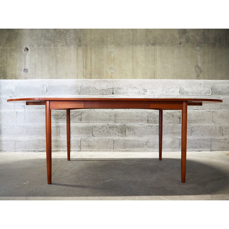 Vintage extendable table in solid teak, Denmark 1960