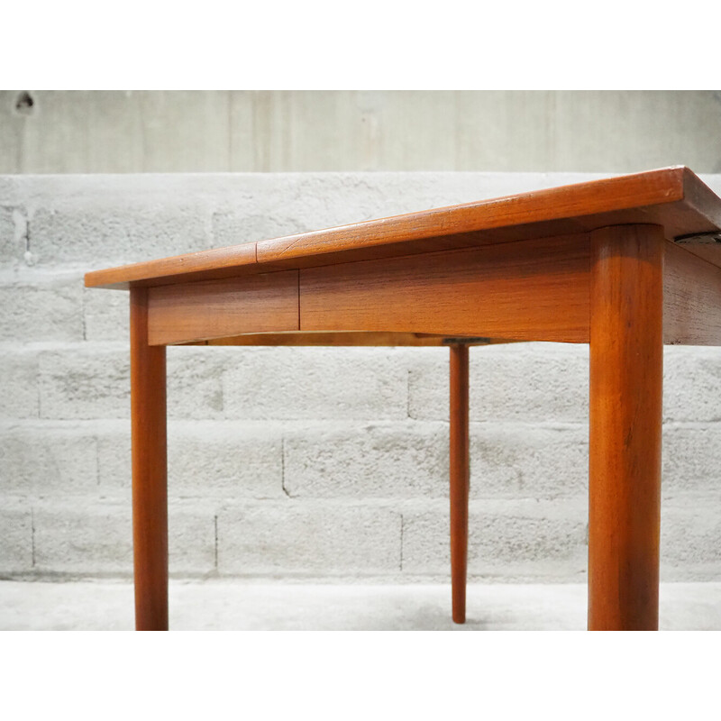 Vintage extendable table in solid teak, Denmark 1960