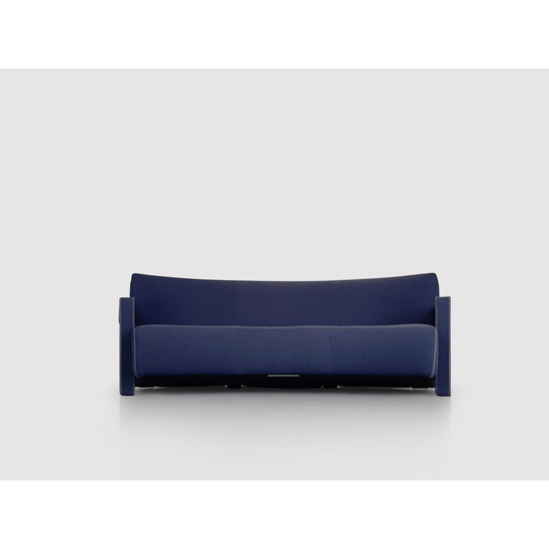 Vintage geschwungenes Dreisitzer-Sofa 637 von Gerrit Rietveld für Cassina, 1990er Jahre