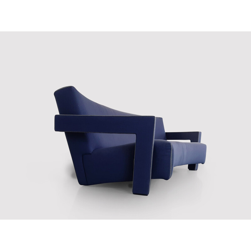 Sofá vintage curvo 637 de tres plazas de Gerrit Rietveld para Cassina, años 90