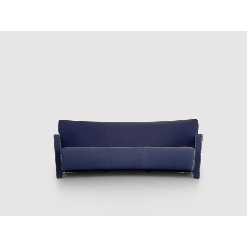 Vintage geschwungenes Dreisitzer-Sofa 637 von Gerrit Rietveld für Cassina, 1990er Jahre