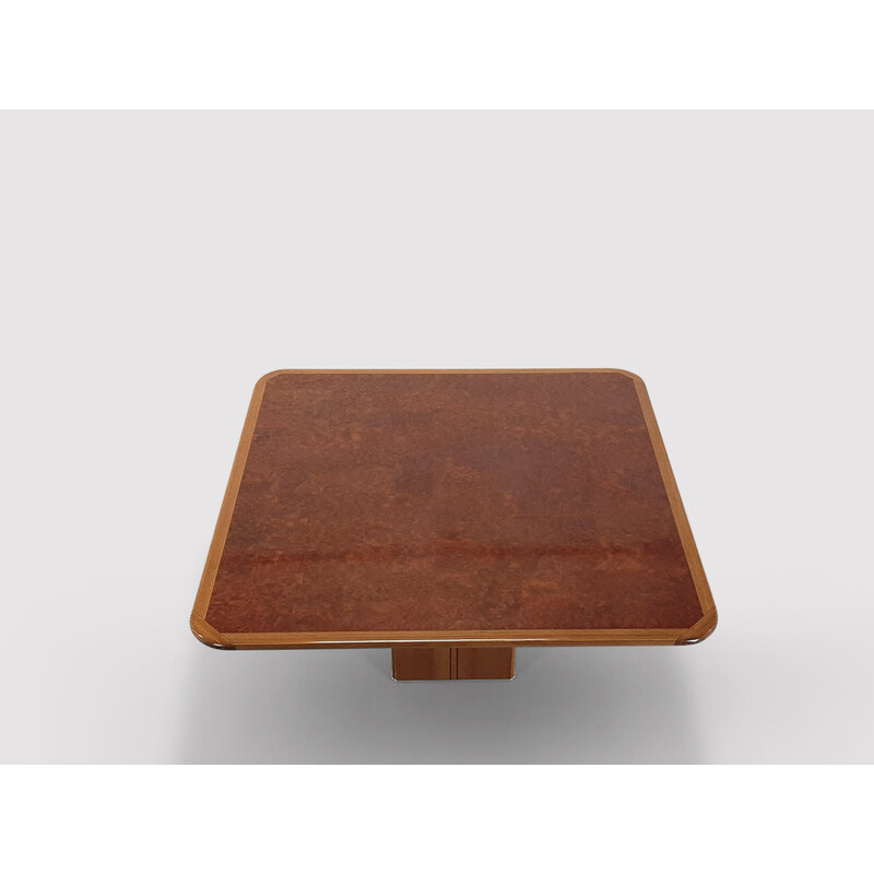 Mesa de jantar Vintage square Africa de Afra e Tobia Scarpa para Maxalto, Itália 1970