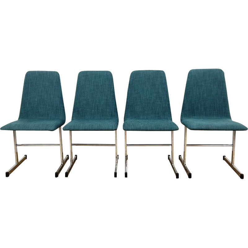 Set of 4 mid century chairs by Tim Bates for Pieff Lisse, United Kingdom 1970s