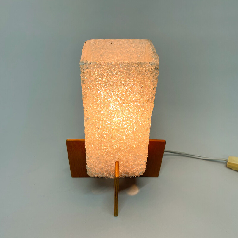 Vintage table lamp by Pavol Kostan for Pokrok Žilina, Czechoslovakia 1970s